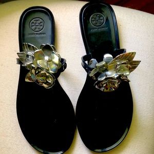 Tory Burch women Blossom Jelly thong sandals